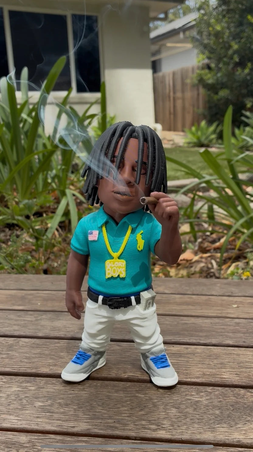 The Sossa Smoke Chief Keef incense holder, front view