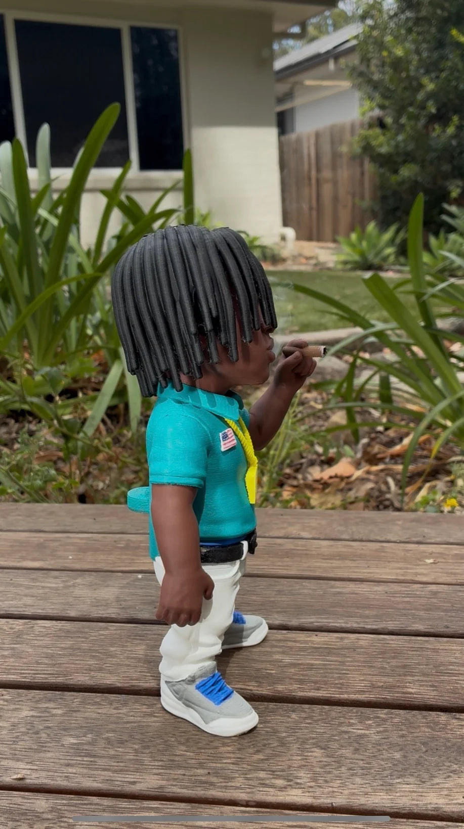 The Sossa Smoke Chief Keef incense holder, side view