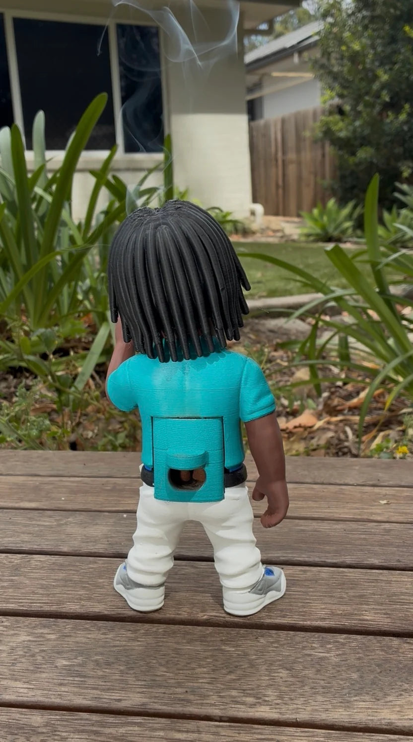 The Sossa Smoke Chief Keef incense holder, back view